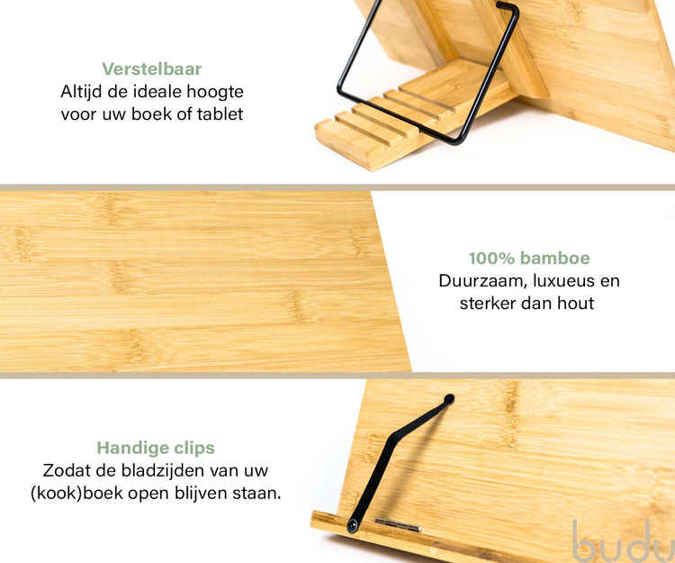 Bamboe boekenstandaard