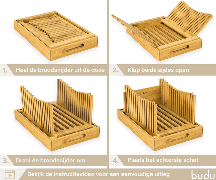 Broodsnijder van bamboe