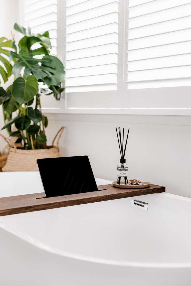 Badplank walnoot kleur