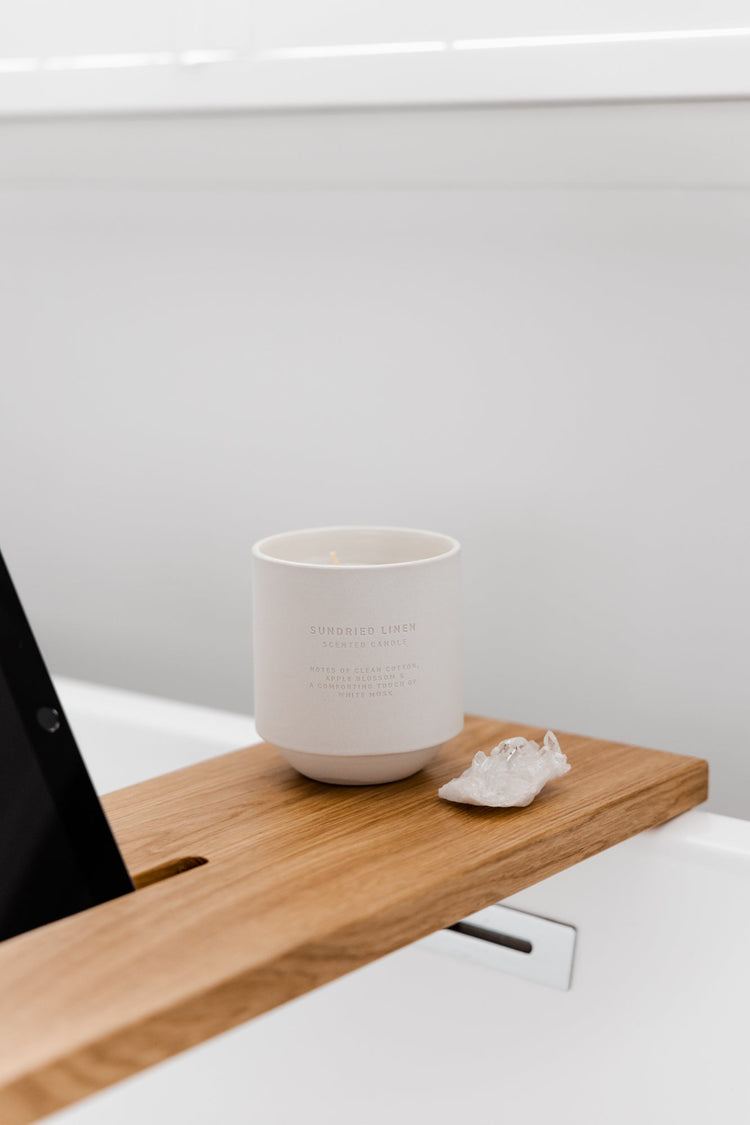 Luxe eiken badplank - warm - 95 cm