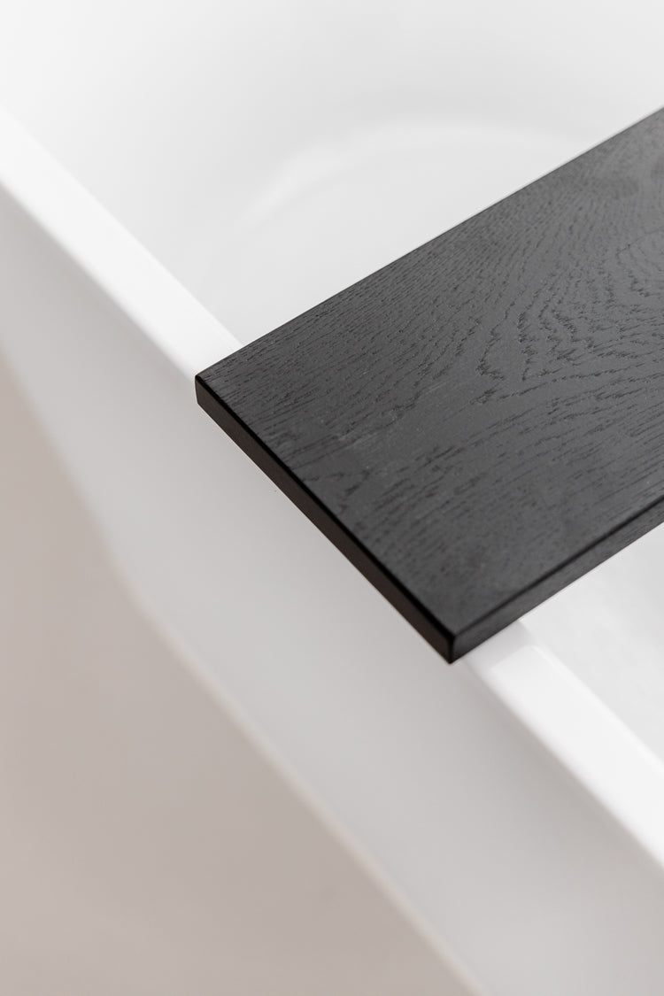 Badplank zwart - 85 cm
