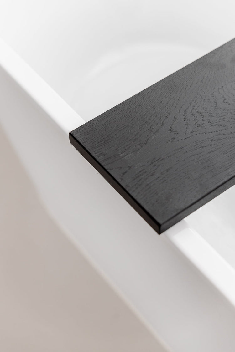 Badplank zwart - 95 cm