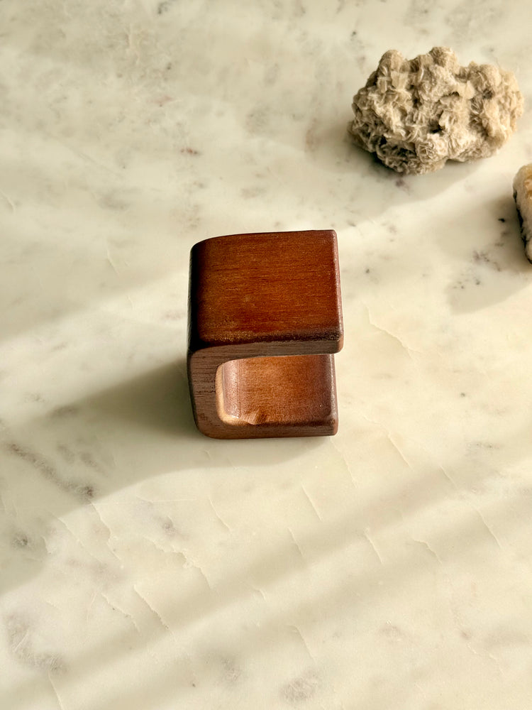 Houten horloge standaard