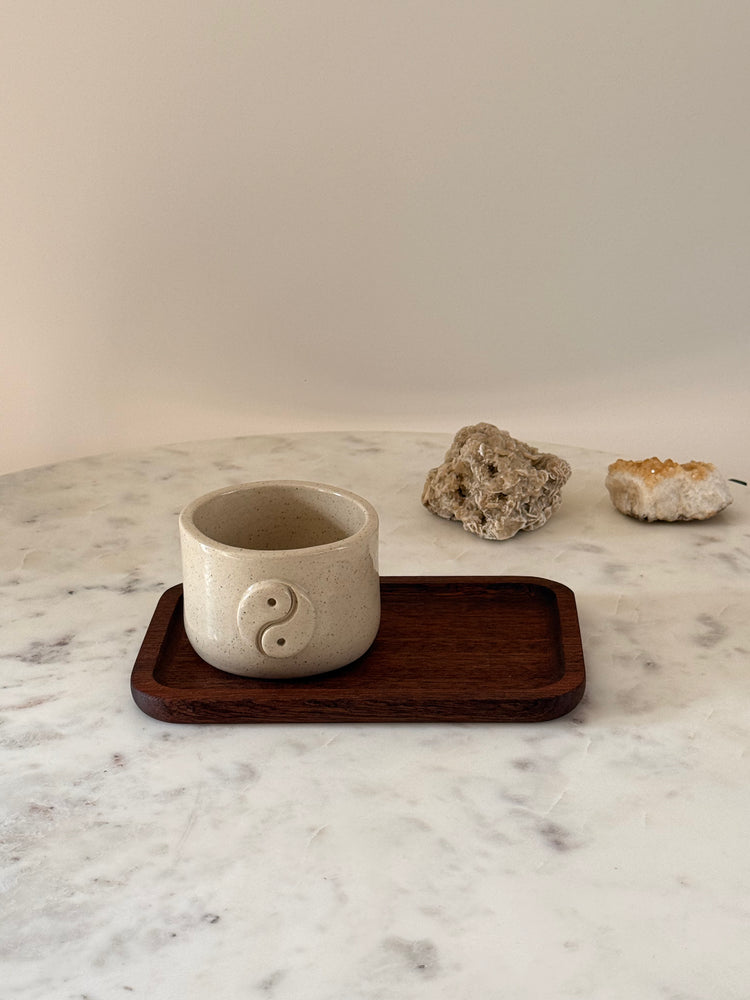 koffie serveerplankje walnoot kleur