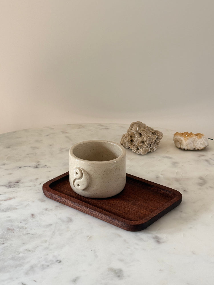 koffie serveerplankje walnoot kleur