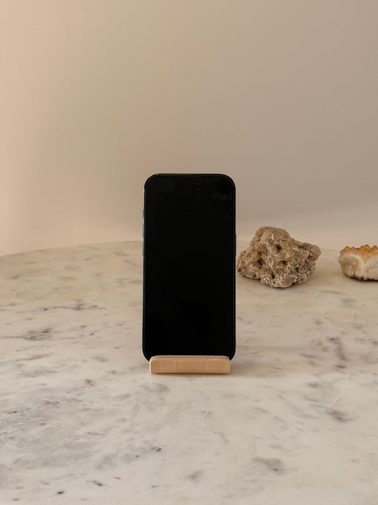 telefoonhouder hout