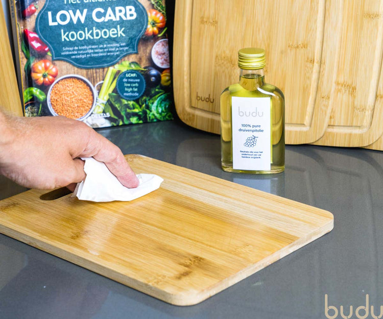 Snijplankenolie voor houten en bamboe snijplanken