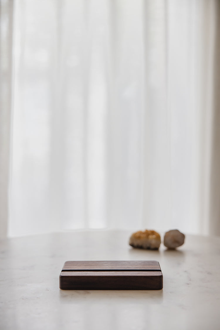 Tablethouder hout - Walnoot