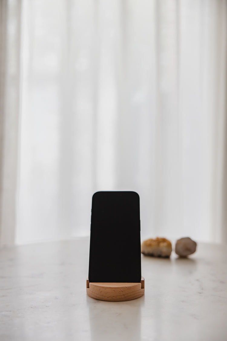 telefoon houder bureau rond