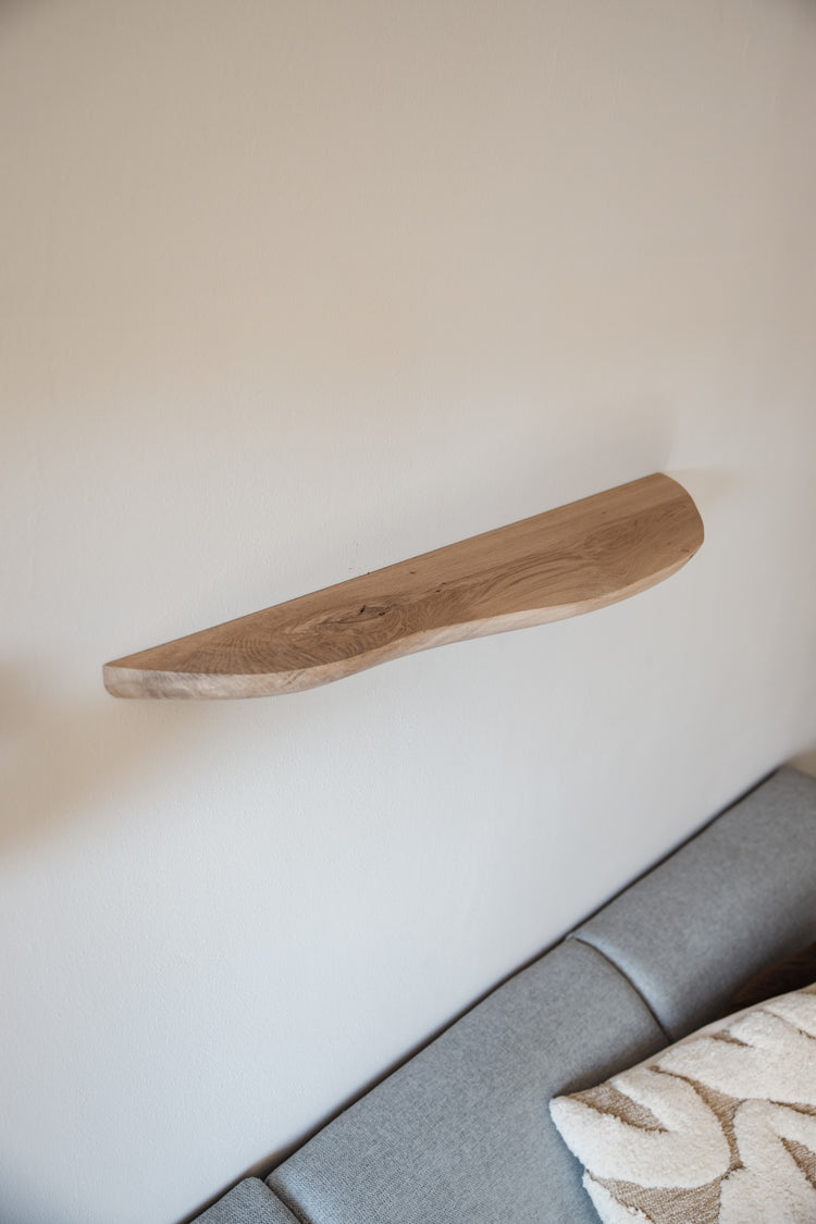 natuurlijke houten wandplank