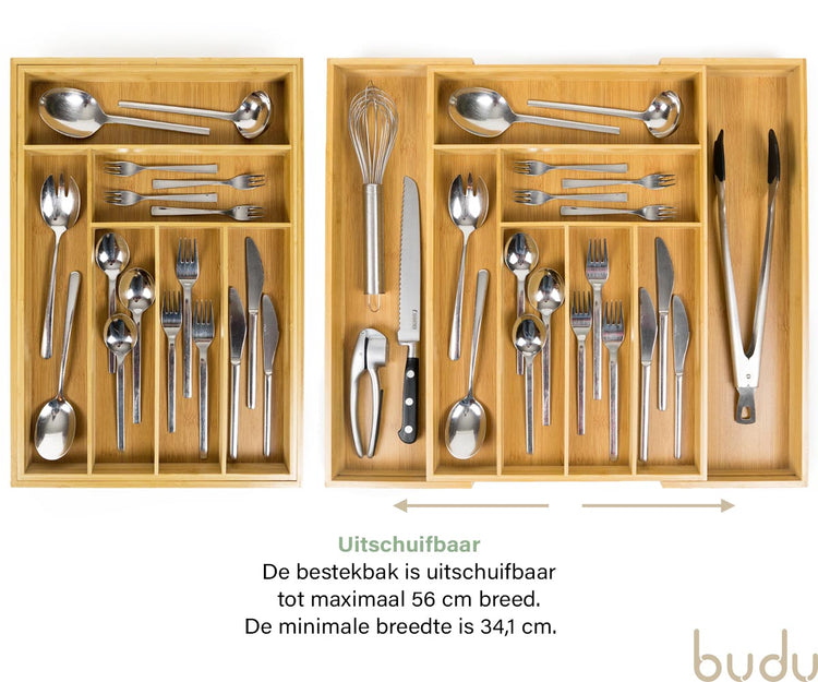 Houten bestekbak 50 cm kopen