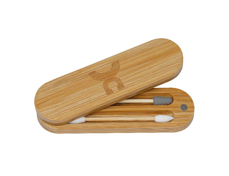 Herbruikbare wattenstaafjes van bamboe