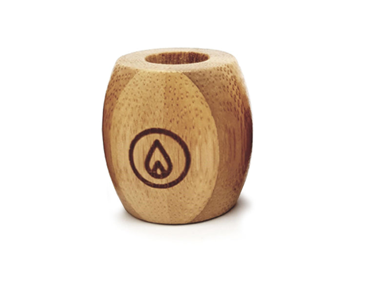 Bamboe tandenborstel houder - opdruk vuur