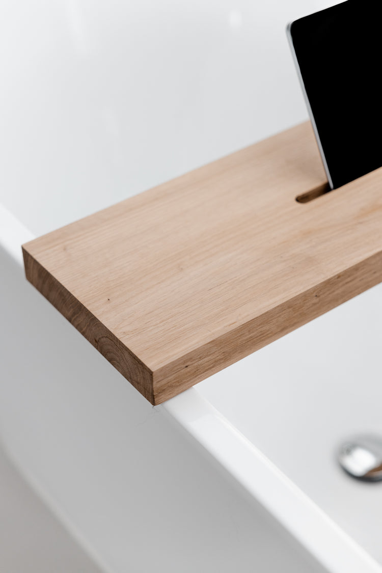 Luxe badplank hout - 4 cm dik - 80 centimeter breed