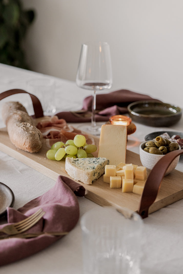 Houten borrelplank warm - 70 cm