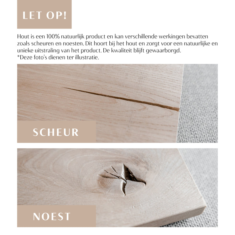 Houten badplank naturel - 70 cm