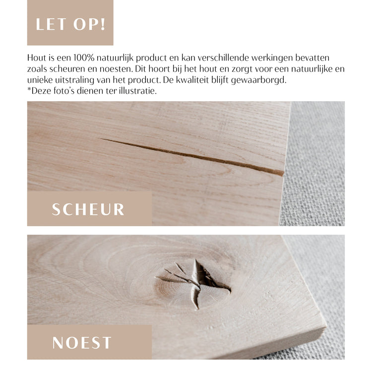 Houten badplank naturel - 80 cm