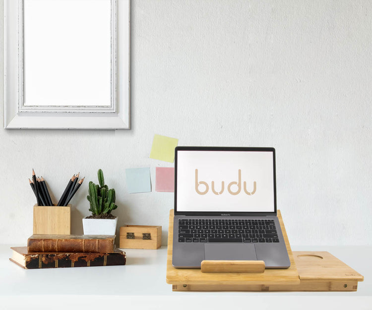 Bamboe laptophouder - laptop tafel - bedtafel