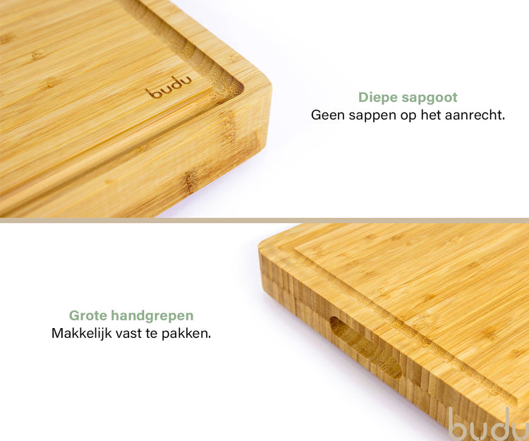 Bamboe snijplank Deluxe