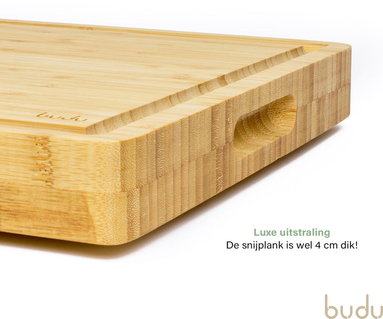 Bamboe snijplank Deluxe