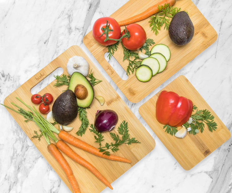 Bamboe snijplankenset Noah