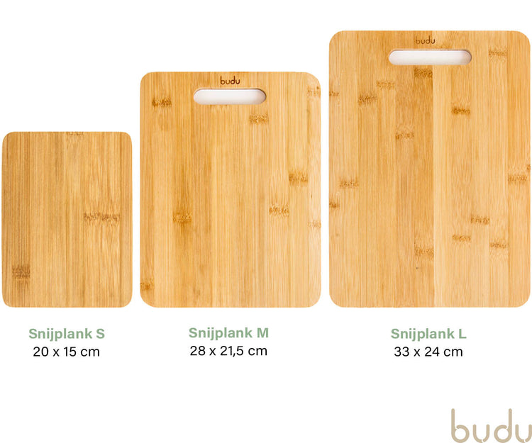 Bamboe snijplankenset Noah