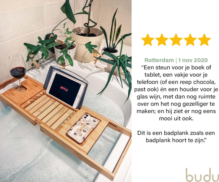 Badplank comfort + badkussen zwart (giftset)