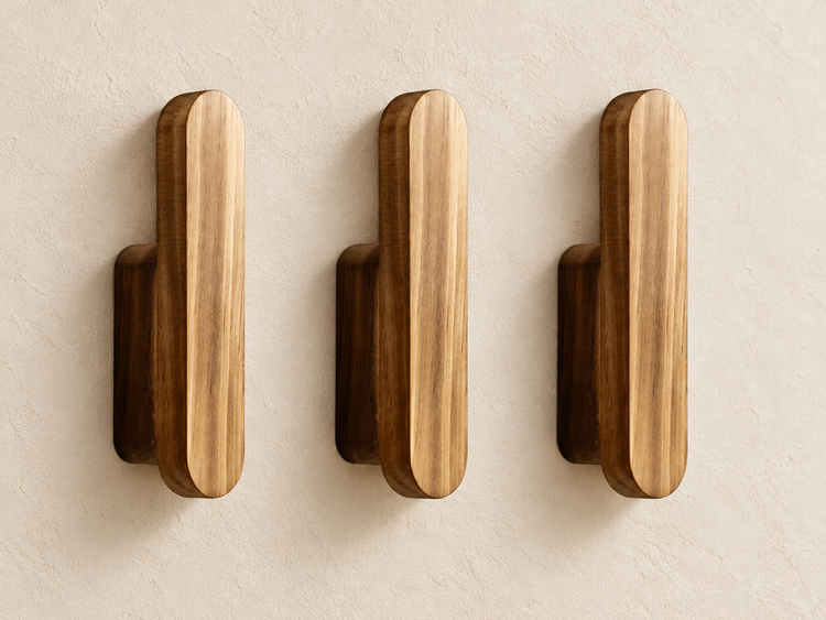 houten kapstokhaakjes 