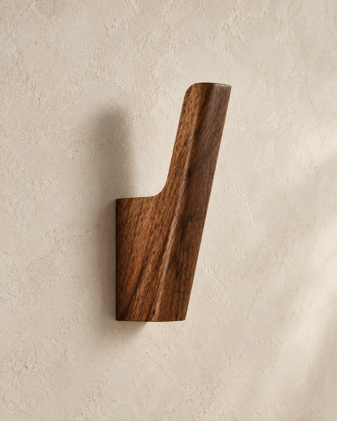 Houten kapstokhaakjes walnoot