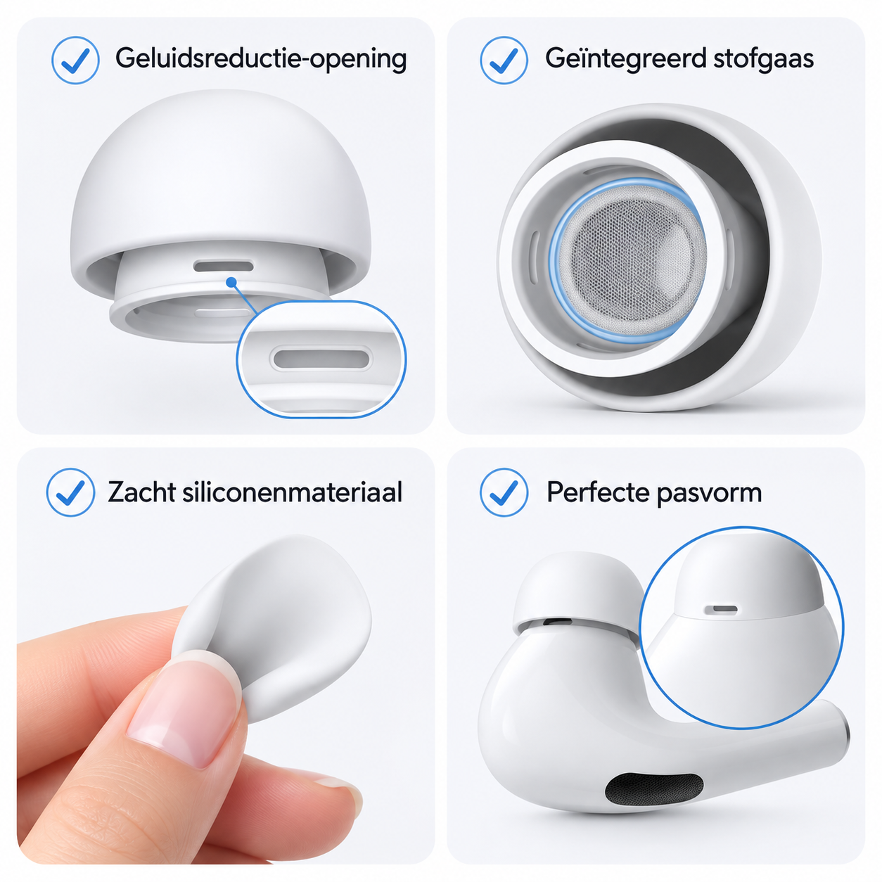 Ear tips voor airpods pro 1 2 3