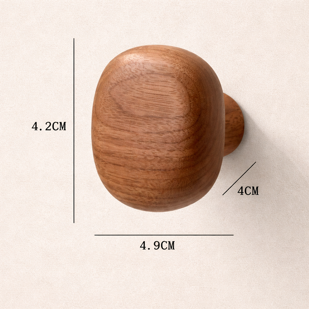 Walnoot houten kapstok haak