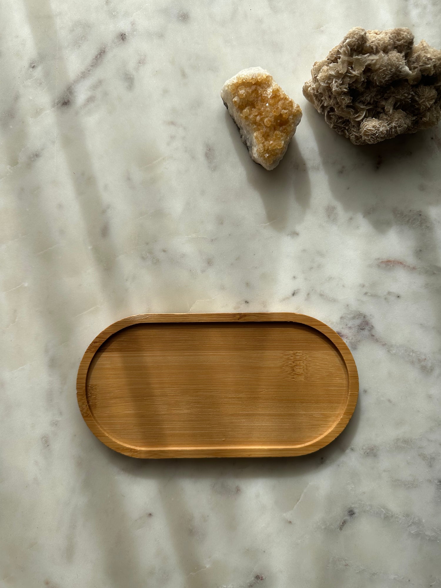 Naturel mini serveerplank koffie