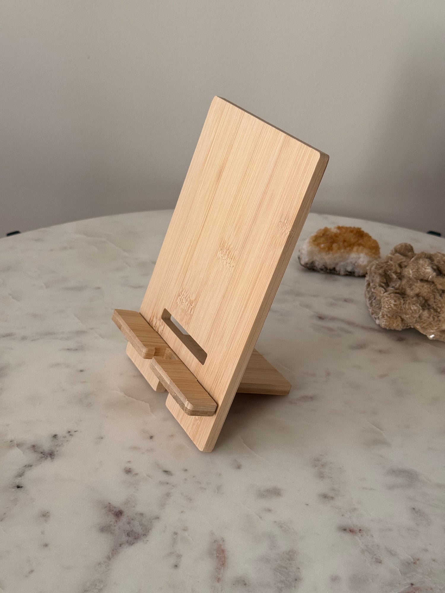 tablethouder hout 