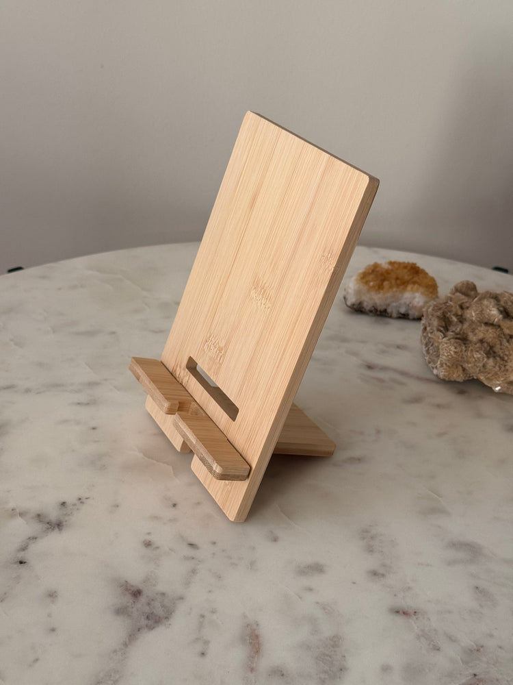 tablethouder hout 