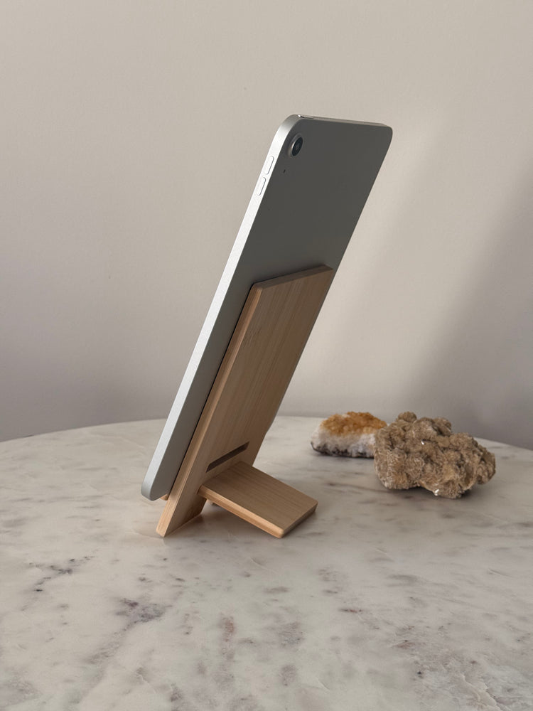 houten tablethouder kopen