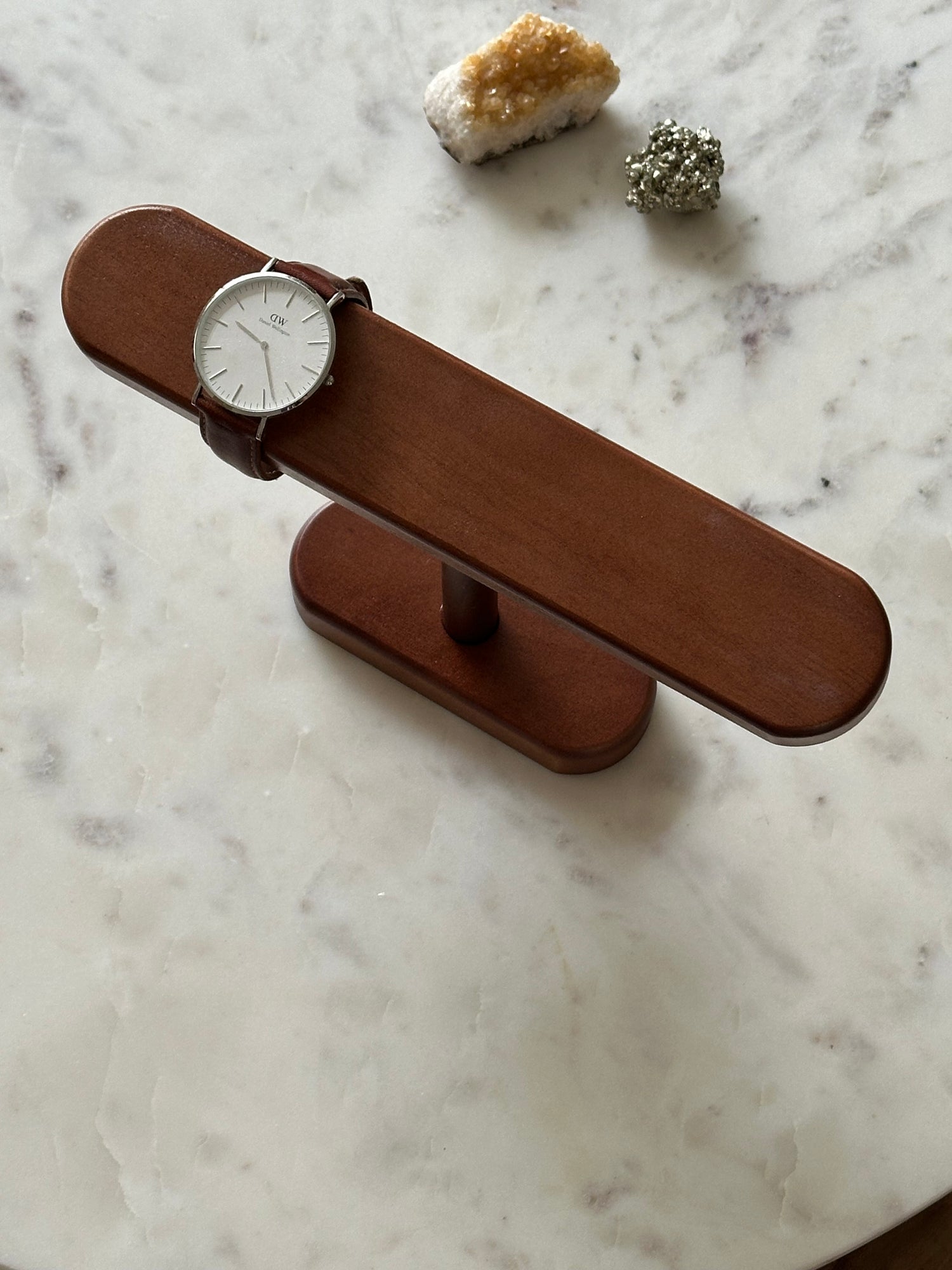 houten horloge standaard heren