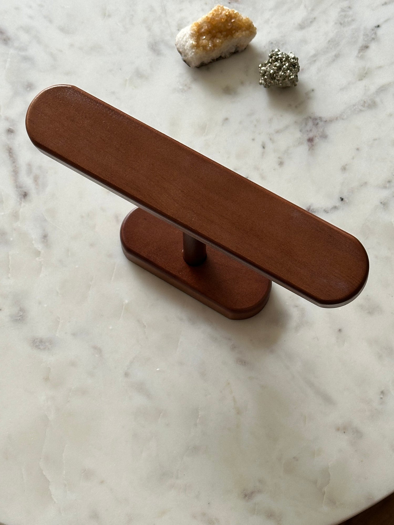 horlogestandaard houder hout