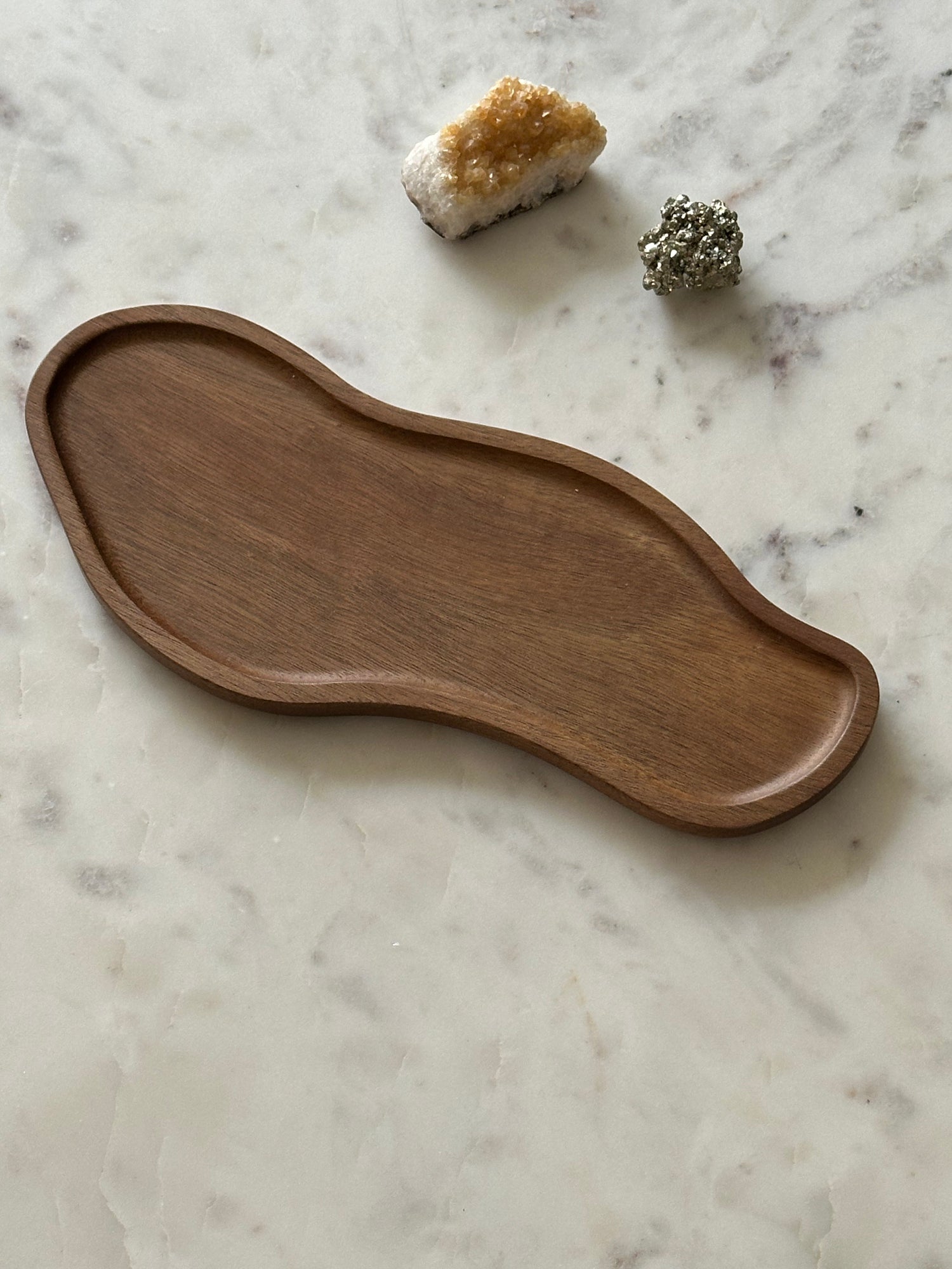 houten toiletdienblad organisch