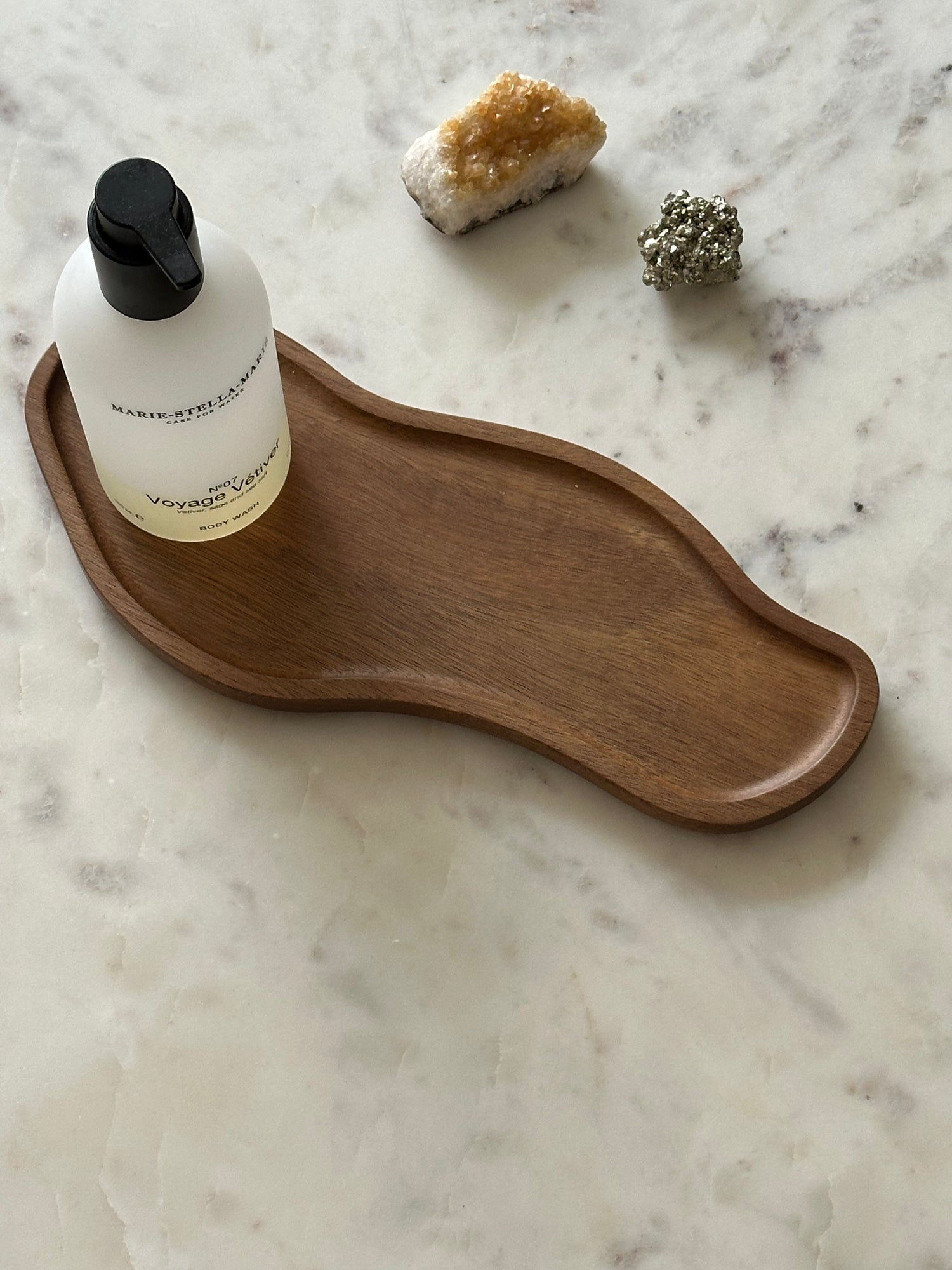 toiletdienblad organisch walnoot