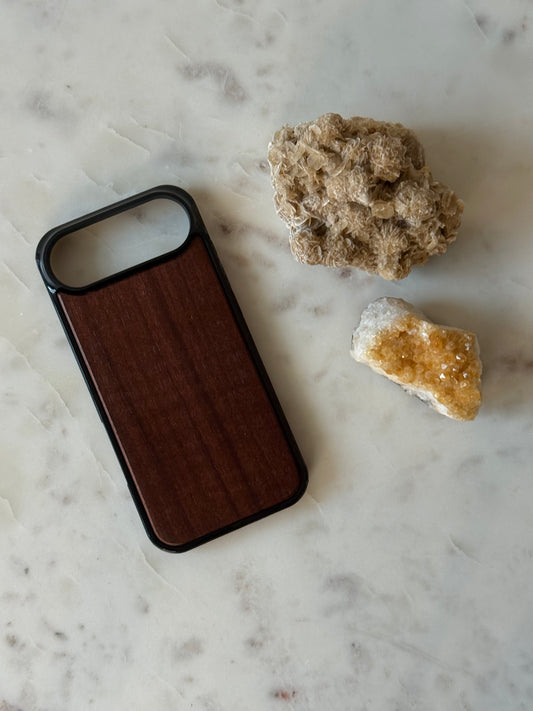 Houten telefoonhoesje iPhone Air - Walnoot kleur