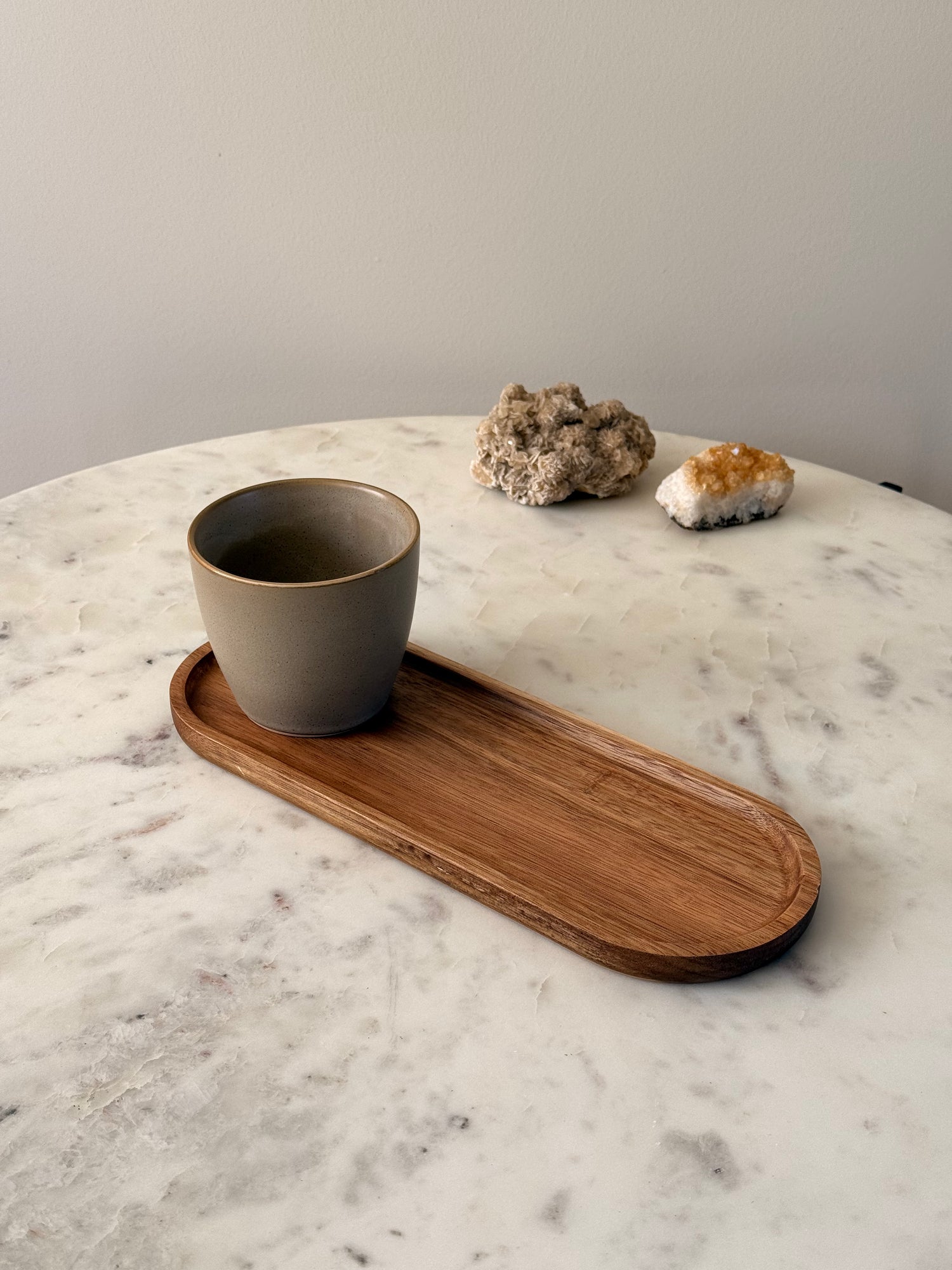 Mini serveerplankje koffie 30 cm