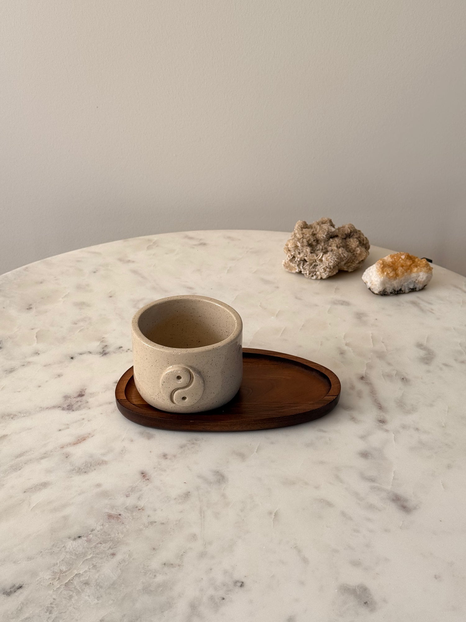 organisch serveerplankje koffie