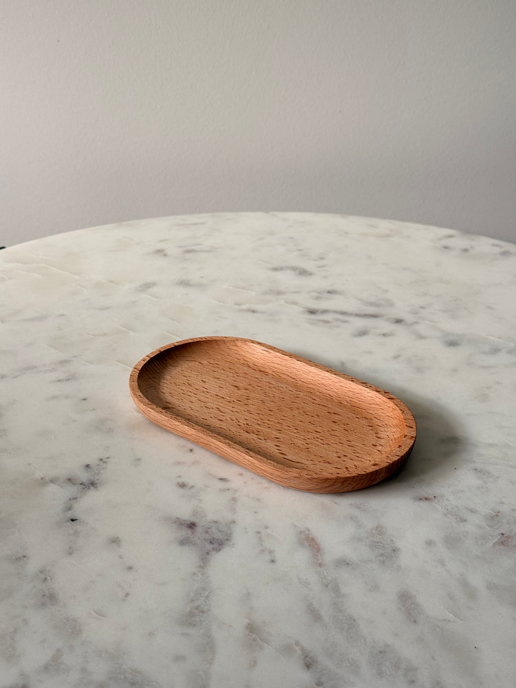 houten serveerplankje koffie - naturel kleur