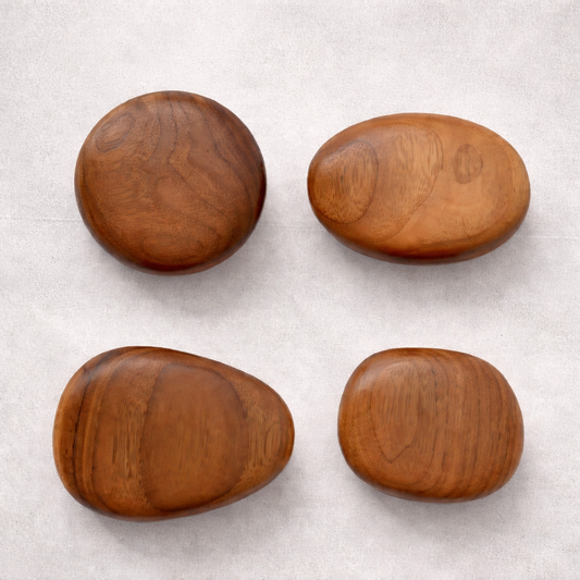 houten wandhaken walnoot