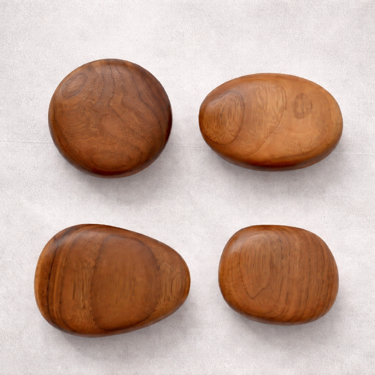 houten wandhaken walnoot