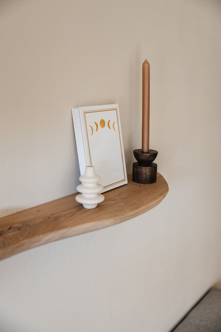 eikenhouten wandplank