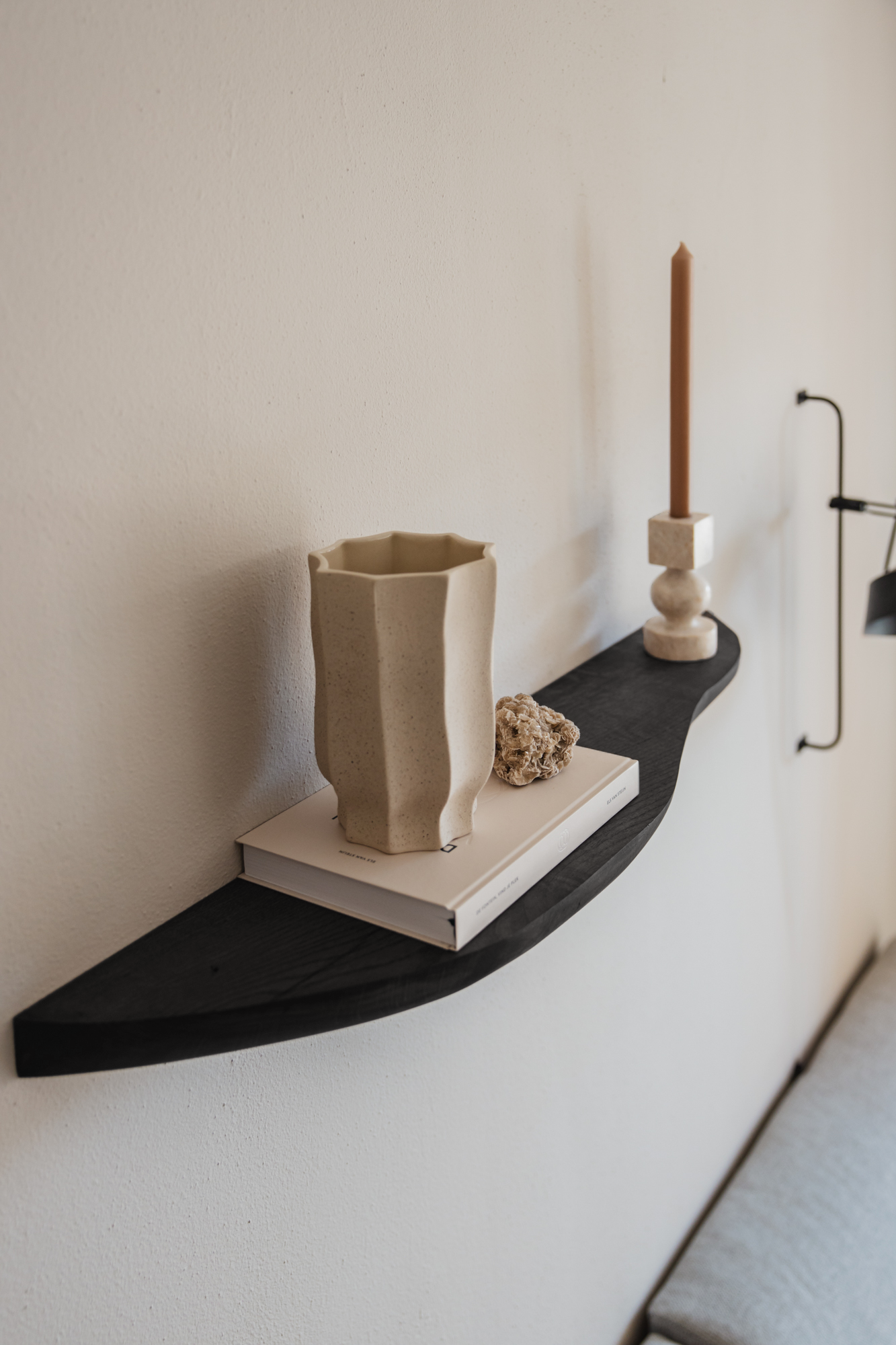 Wandplank zwart kopen 