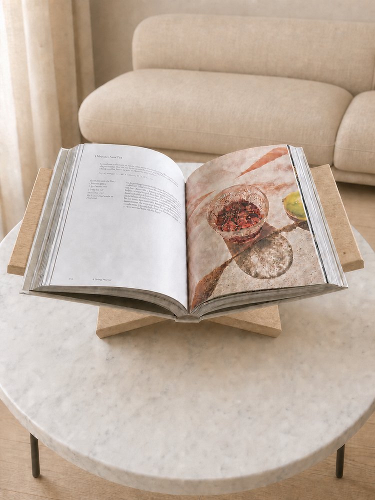 houten boekenstandaard kopen 