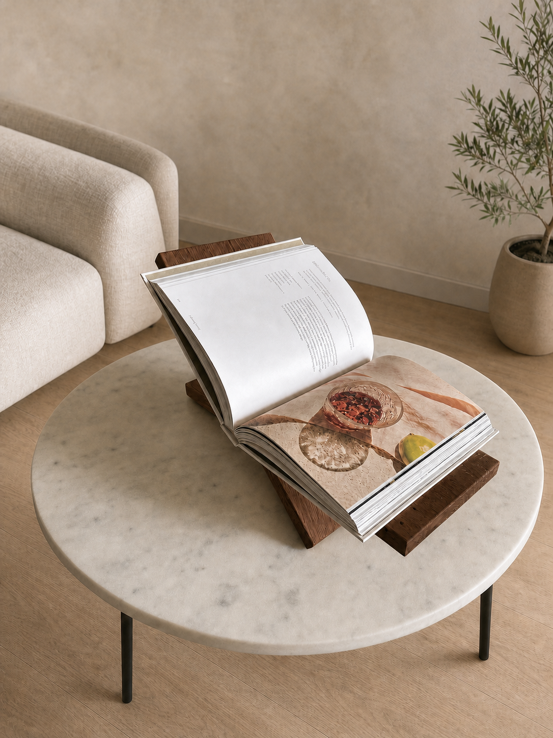 Luxe boekenstandaard eiken
