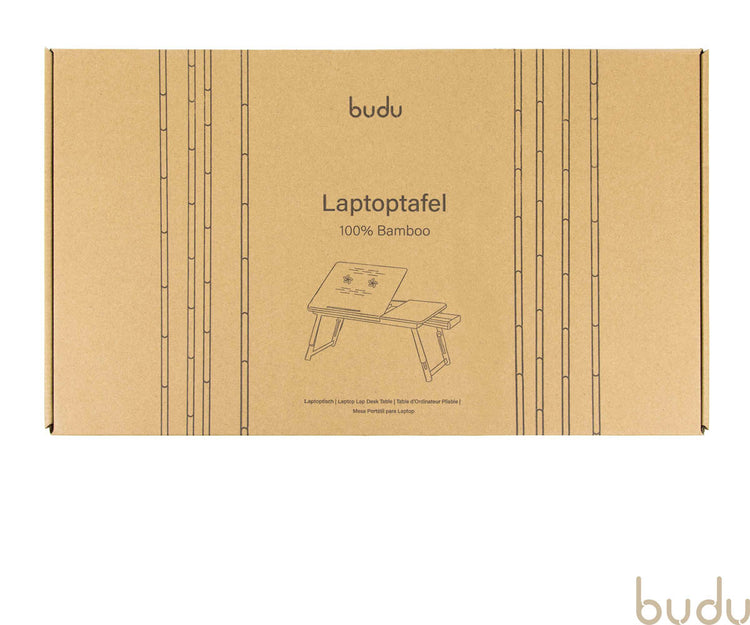 Bamboe laptophouder - laptop tafel - bedtafel